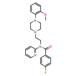 Chemical structure of p-MPPF , CAS 155204-26-5, AChemBlock AD265319