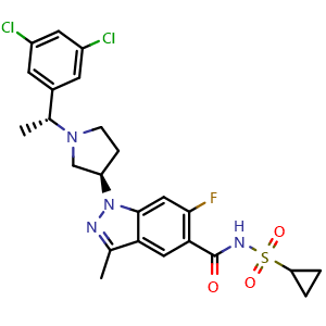 Chemical structure of GX-585 , CAS 2098540-08-8, AChemBlock AD265320