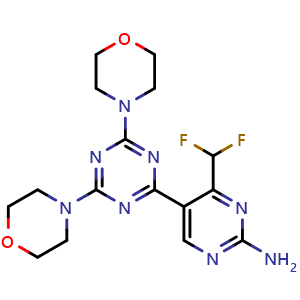Chemical structure of PQR514 , CAS 1927857-55-3, AChemBlock AD265326