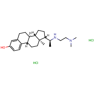Chemical structure of R 1714 dihydrochloride , CAS 6173-89-3, AChemBlock AD265331