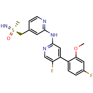 Chemical structure of (R)-Enitociclib , CAS 1610408-96-2, AChemBlock AD265336