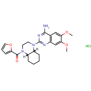 Chemical structure of Cyclazosin HCl , CAS 146929-33-1, AChemBlock AD265339