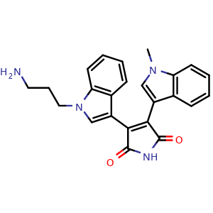 Chemical structure of Bisindolylmaleimide VIII , CAS 125313-65-7, AChemBlock AD265348