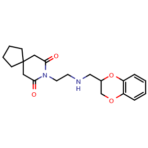 Chemical structure of Binospirone , CAS 102908-59-8, AChemBlock AD265350