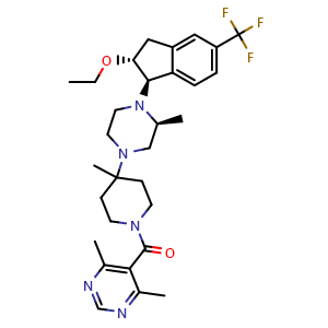 Chemical structure of INCB-9471 , CAS 869769-98-2, AChemBlock AD265358