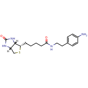 Chemical structure of Biotin-aniline , CAS 769933-15-5, AChemBlock AD265366