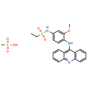 Chemical structure of NSC243928 mesylate , CAS 59988-01-1, AChemBlock AD265376