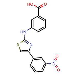 Chemical structure of CK2alpha-IN-1 , CAS 443747-52-2, AChemBlock AD265398