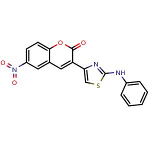 Chemical structure of CK2-IN-4 , CAS 313985-59-0, AChemBlock AD265404