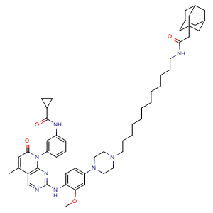 Chemical structure of Akt3 degrader 1 , CAS 2836342-69-7, AChemBlock AD265454