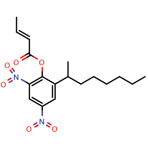 Chemical structure of Meptyldinocap , CAS 131-72-6, AChemBlock AD265464