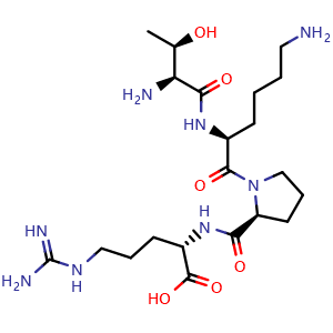 Chemical structure of Tuftsin , CAS 9063-57-4, AChemBlock AD265467
