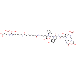 Chemical structure of PSMA I&T , CAS 2192281-54-0, AChemBlock AD265529