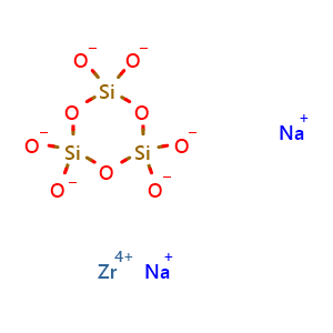 Chemical structure of Sodium zirconium cyclosilicate , CAS 17141-74-1, AChemBlock AD265542