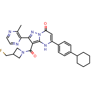 Chemical structure of GNE-7883 , CAS 2648450-42-2, AChemBlock AD265547