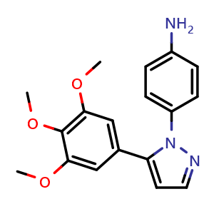 Chemical structure of Tubulin inhibitor 32 , CAS 2923531-39-7, AChemBlock AD265553