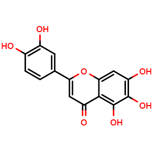 Chemical structure of 6-Hydroxyluteolin , CAS 18003-33-3, AChemBlock AD265563