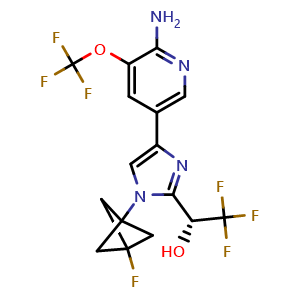 Chemical structure of IACS-52825 , CAS 2640376-72-1, AChemBlock AD265571