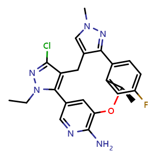 Chemical structure of ALK-IN-27 , CAS 2739866-40-9, AChemBlock AD265616