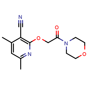 Chemical structure of Pim-1 kinase inhibitor 8 , CAS 916038-47-6, AChemBlock AD265621