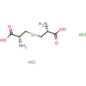 Chemical structure of 3,3'-Selenobisalanine , CAS 61216-56-6, AChemBlock AD265629