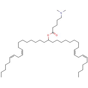 Chemical structure of DLIN-MC4-DMA , CAS 1226909-66-5, AChemBlock AD265634