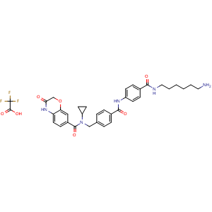 Chemical structure of UNC8153 TFA , CAS 2929304-61-8, AChemBlock AD265638
