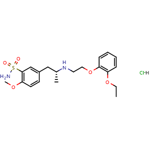 Chemical structure of Tamsolusin Hydrochloride , CAS 80223-99-0, AChemBlock AD265640