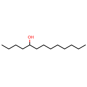 Chemical structure of 5-Tridecanol , CAS 58783-82-7, AChemBlock AD265656