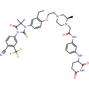 Chemical structure of BMS-986365 , CAS 2446928-30-7, AChemBlock AD265665