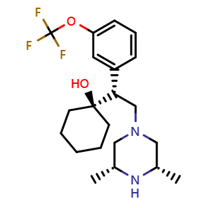 Chemical structure of (Iso)-WAY-260022 , CAS 1214914-38-1, AChemBlock AD265676