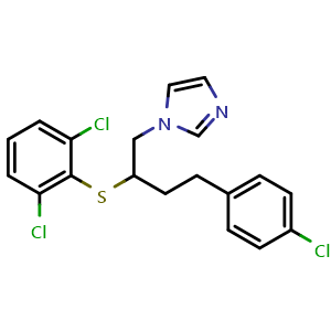 Chemical structure of Butoconazole , CAS 64872-76-0, AChemBlock AD265692