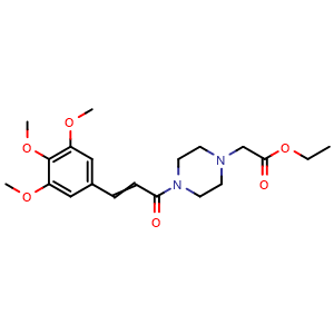 Chemical structure of Cinepazet , CAS 23887-41-4, AChemBlock AD265715