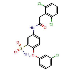 Chemical structure of P2X4 antagonist-1 , CAS 2055601-42-6, AChemBlock AD265730