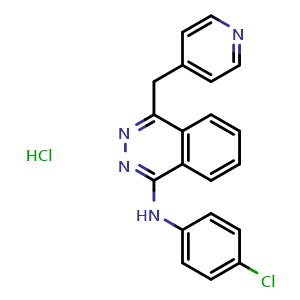 Chemical structure of Vatalanib hydrochloride , CAS 212141-52-1, AChemBlock AD265734