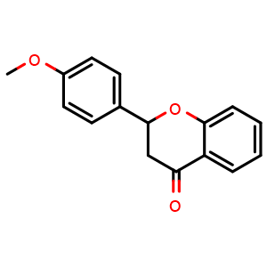 Chemical structure of 4'-Methoxyflavanone , CAS 97005-76-0, AChemBlock AD265780