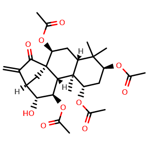 Chemical structure of Bulleyanin , CAS 123043-54-9, AChemBlock AD265783