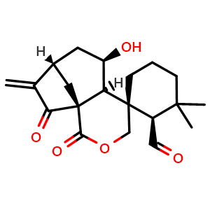 Chemical structure of Trichorabdal A , CAS 85329-59-5, AChemBlock AD265798