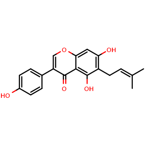 Chemical structure of Wighteone , CAS 51225-30-0, AChemBlock AD265799
