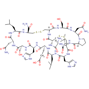 Chemical structure of alpha-Conotoxin MII , CAS 175735-93-0, AChemBlock AD265817