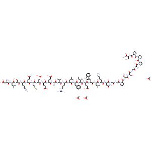 Chemical structure of Avexitide acetate , CAS 2051593-46-3, AChemBlock AD265818