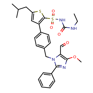 Chemical structure of AVE 0991 , CAS 304462-19-9, AChemBlock AD265827