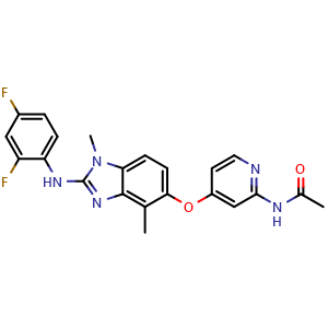 Chemical structure of CHZ868 , CAS 1895895-38-1, AChemBlock AD265828