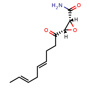 Chemical structure of Cerulenin , CAS 17397-89-6, AChemBlock AD265836