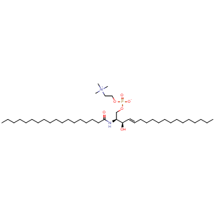 Chemical structure of Sphingomyelin , CAS 85187-10-6, AChemBlock AD265839