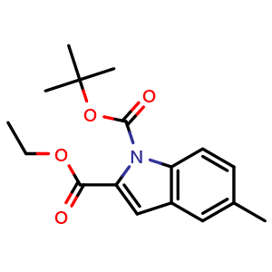 1-tert-Butyl 2-ethyl 5-methyl-1H-indole-1,2-dicarboxylate