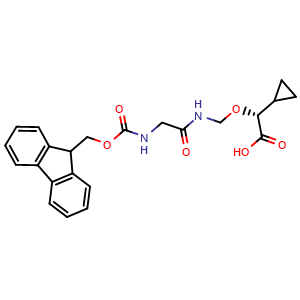 (R)-10-cyclopropyl-1-(9H-fluoren-9-yl)-3,6-dioxo-2,9-dioxa-4,7-diazaundecan-11-oic acid