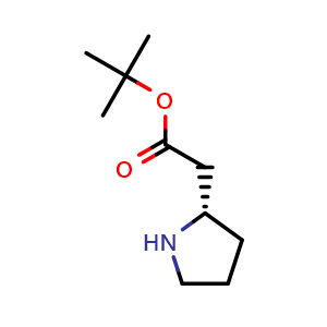 tert-Butyl (S)-2-(2-pyrrolidinyl)acetate