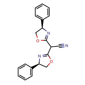 2,2-Bis[(R)-4-phenyl-4,5-dihydro-2-oxazolyl]acetonitrile