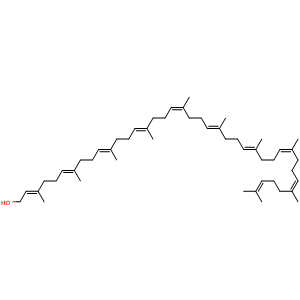 Chemical structure of Decaprenol , CAS 15575-04-9, AChemBlock AD265980